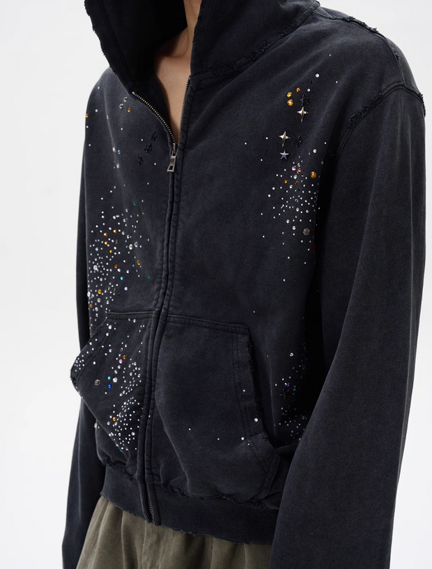 Sequin Print Hoodie