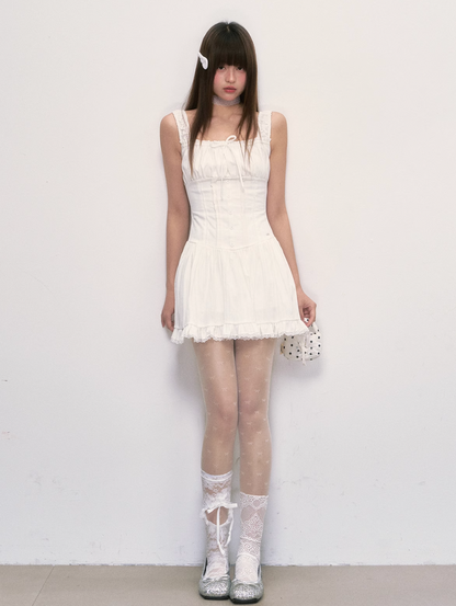 White Chiffon Dress