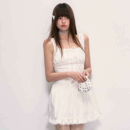 White Chiffon Dress