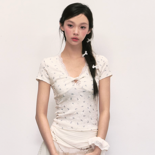 Flower Print Top
