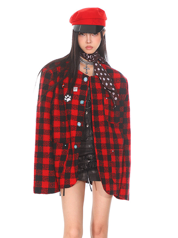 Red Plaid Jacket