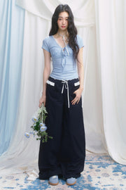 Navy Blue Trouser Pants