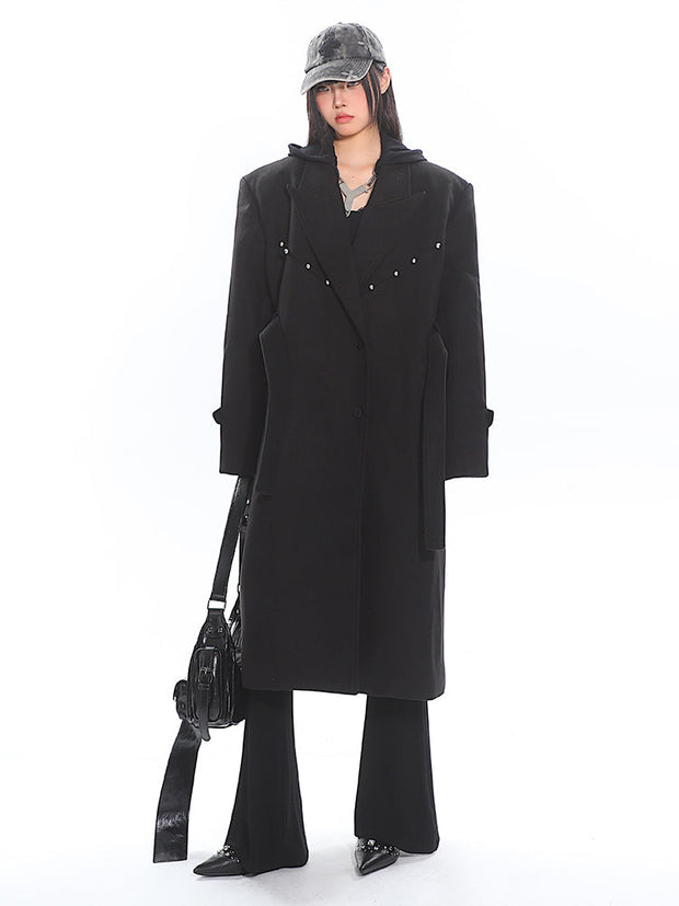 Rivet Suit Wool Coat