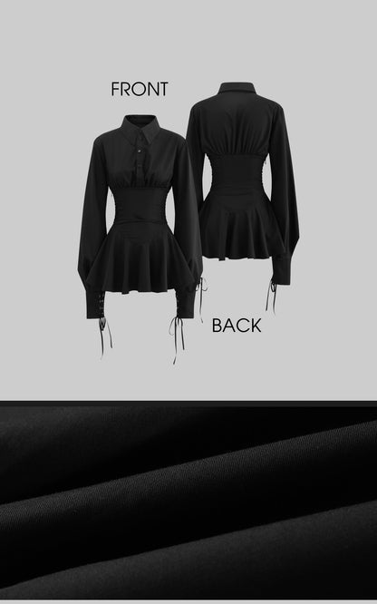Black Shirt Dress