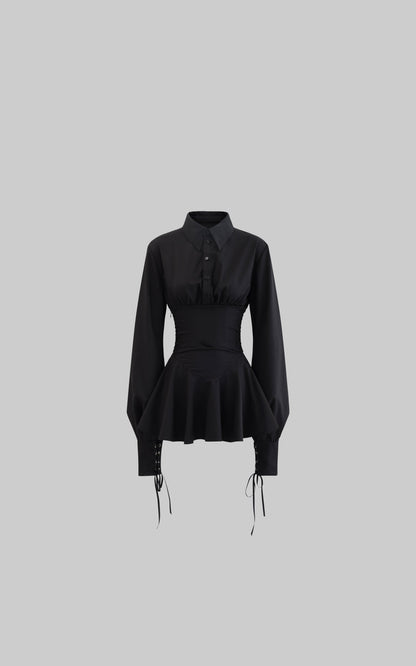 Black Shirt Dress