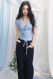 Navy Blue Trouser Pants