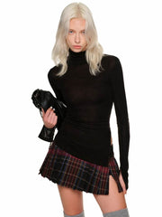 Plaid Pleated Mini Skirt - My Store