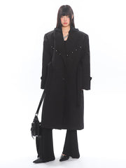 Rivet Suit Wool Coat