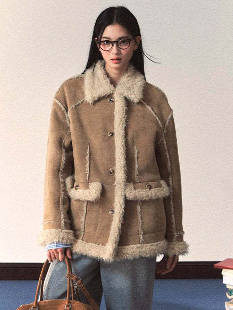 Shearling Coat - My Store