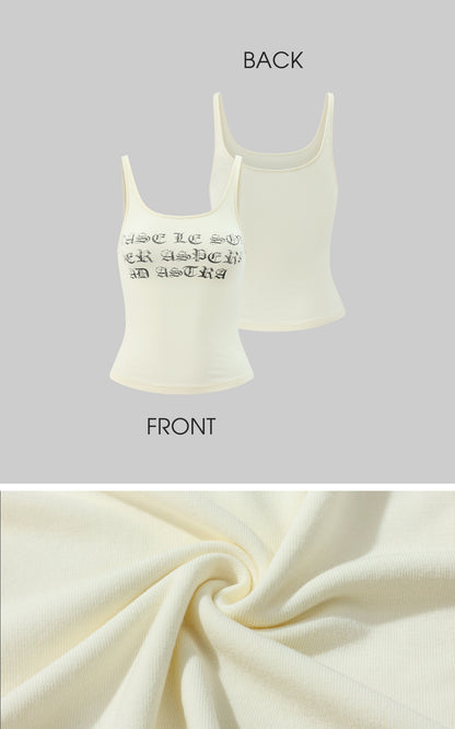 Graphic Print Tank Top
