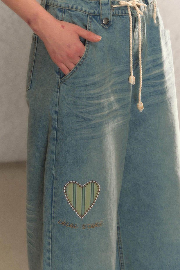 Vintage Love High Waist Jeans Pants - My Store