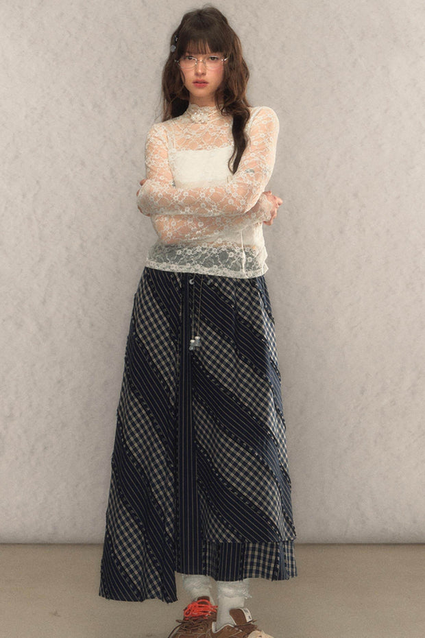 Elastic Maxi Skirt - My Store