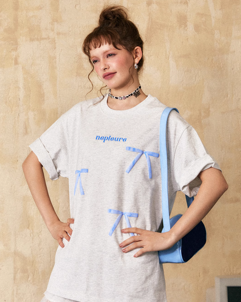 Ribbon Short Sleeve T-Shirt