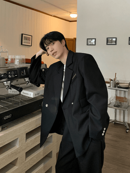 韓国のオーバーサイズスーツ