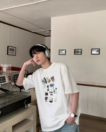 グラフィックプリントTシャツ