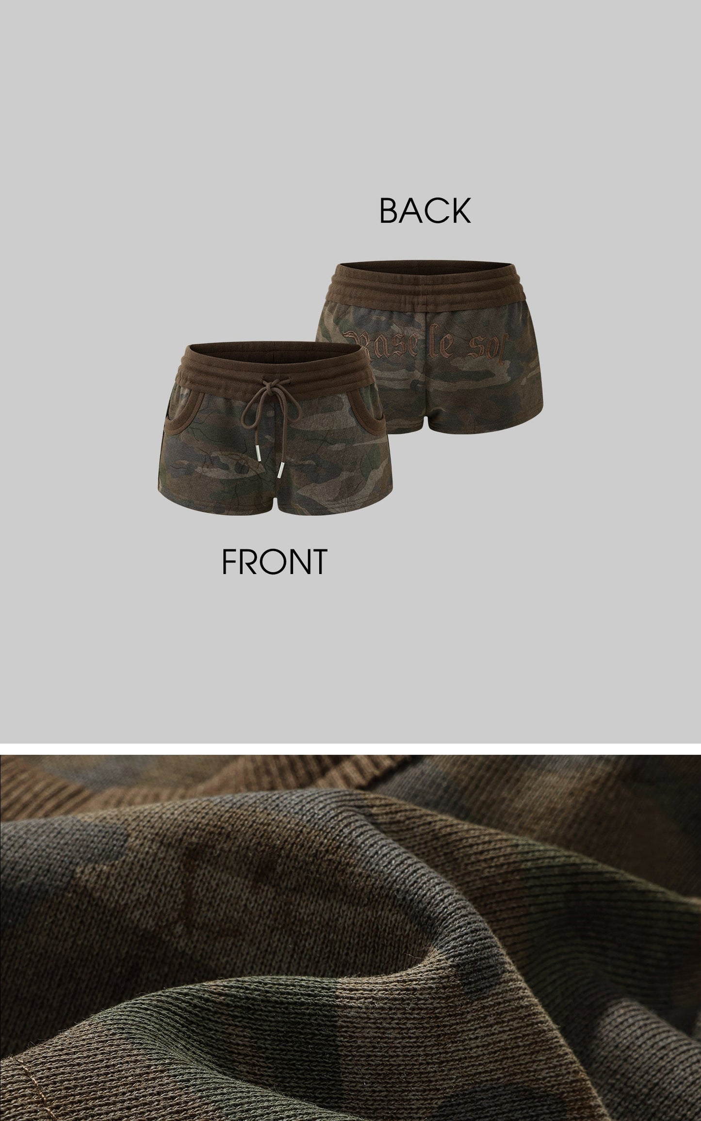 Camouflage Terry Shorts
