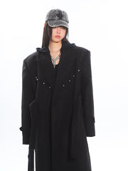 Rivet Suit Wool Coat