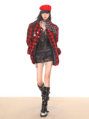 Red Plaid Jacket