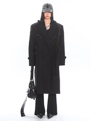 Rivet Suit Wool Coat