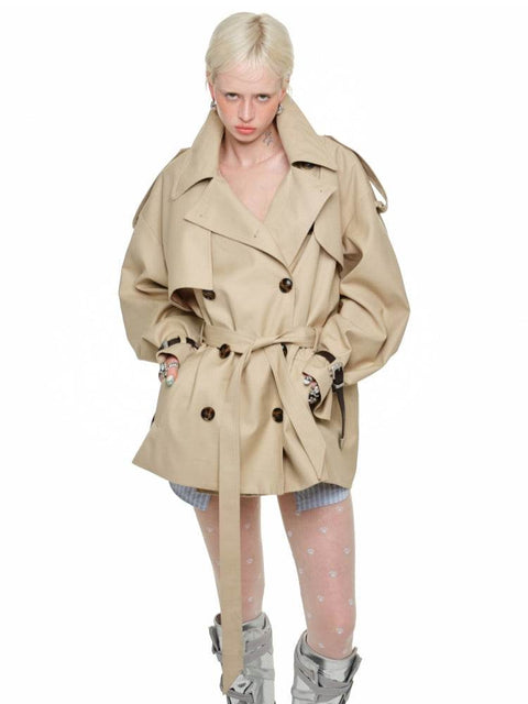 Mid Length Trench Coat - My Store