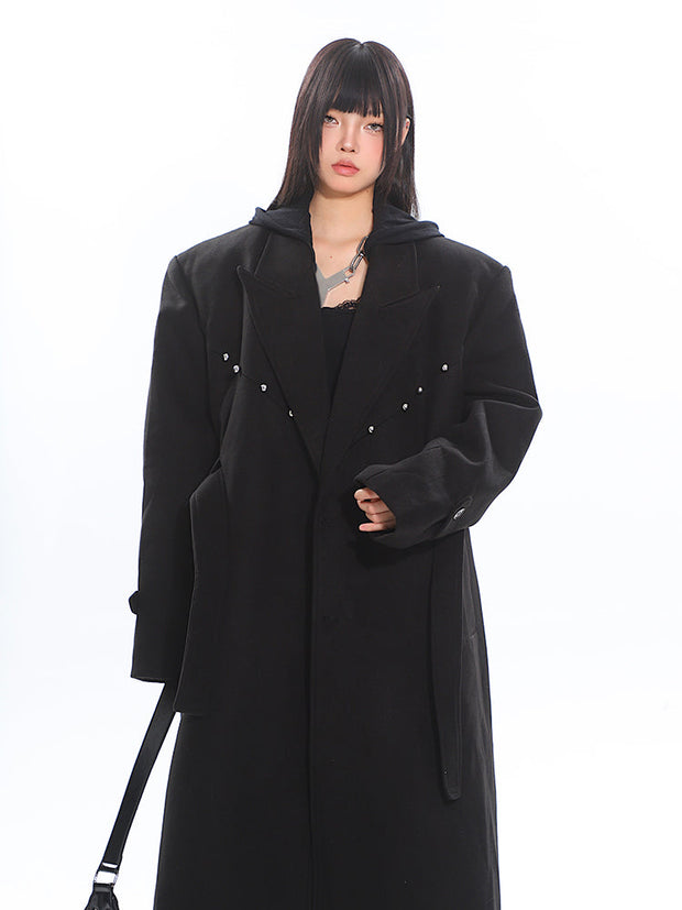 Rivet Suit Wool Coat