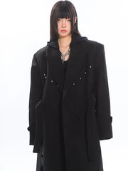 Rivet Suit Wool Coat