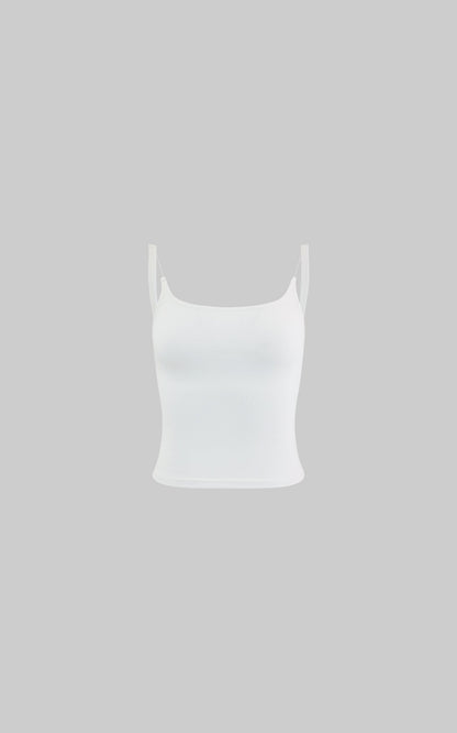 Invisible Fishline White Camisole