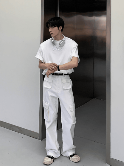 リラックスフィット ハーフスリーブTシャツ