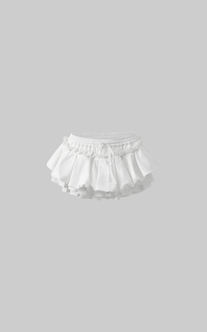 Layered Ruffle Mini Skirt