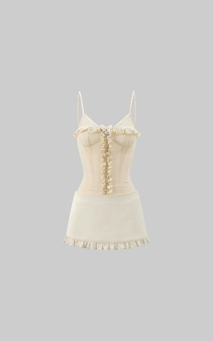 Lace Trim Slip Dress