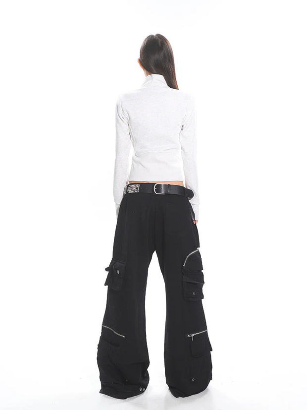 Cargo Pants with Multi-Pocket Detail