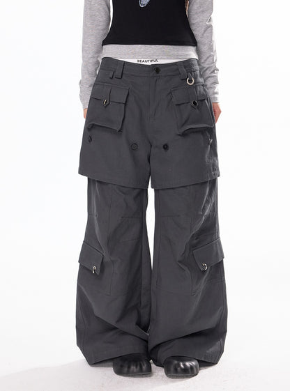 Deconstructable Multi-Work Wide Pants