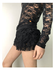 Lace Frill Cake Skirt (2color)
