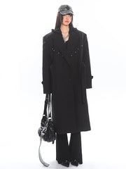 Rivet Suit Wool Coat