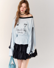 Jersey Element Top / Frill Skirt