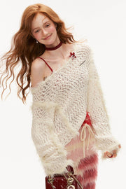 Premium Cutout Wool Sweater - My Store