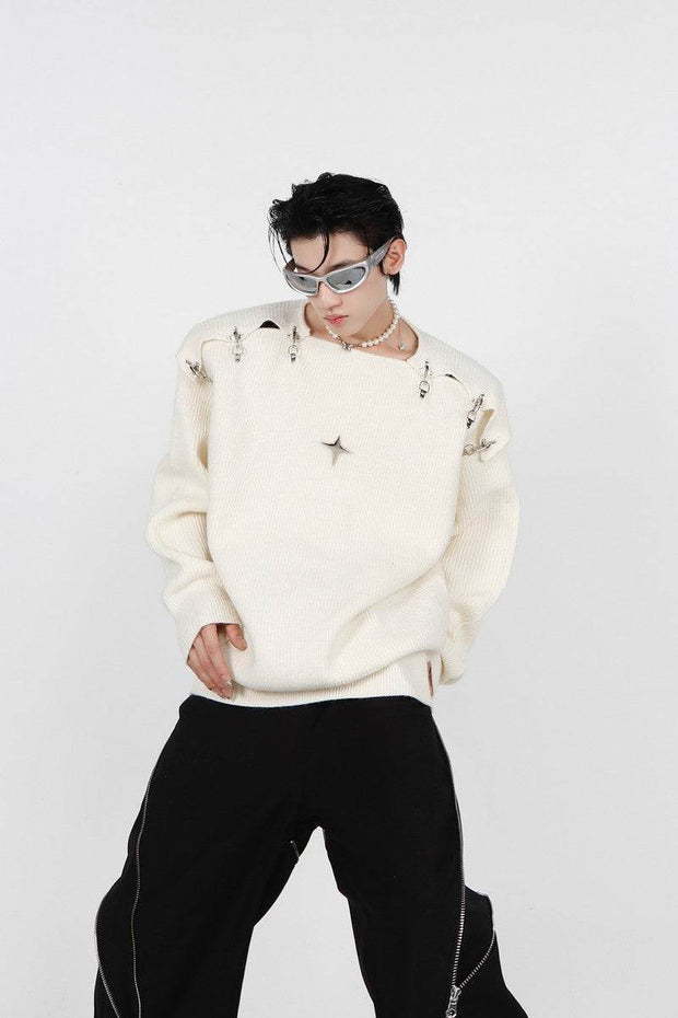 Knitted Logo Sweater - My Store