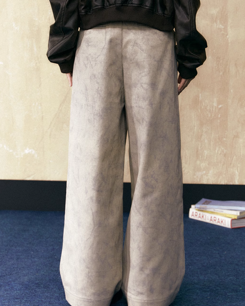 Marble Wide Denim Pants