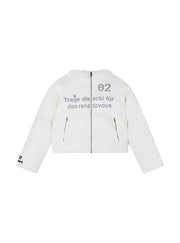 Black & White Cotton Padded Jacket (2color)