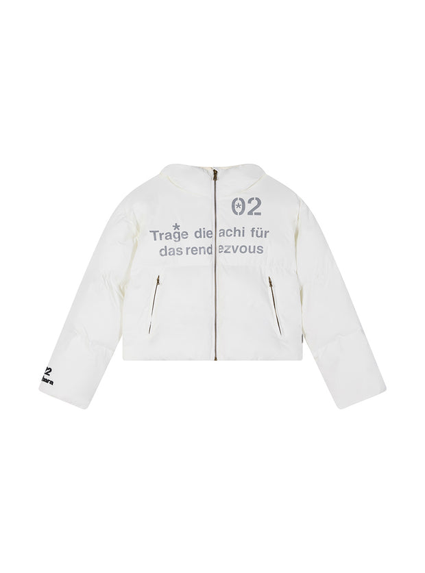 Black & White Cotton Padded Jacket (2color)