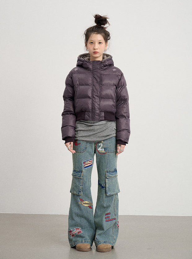 OM Short Cotton Padded Jacket (2color)