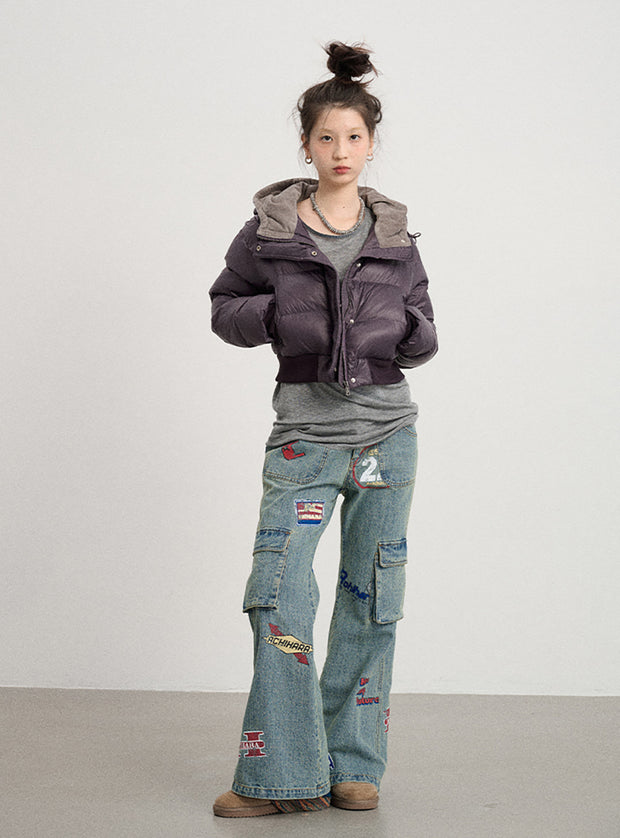 OM Short Cotton Padded Jacket (2color)