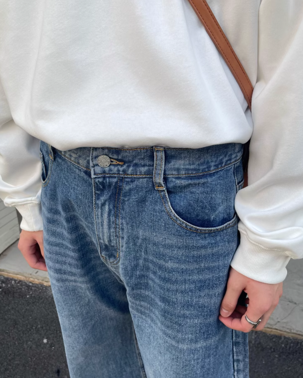 Vintage Loose Denim Pants