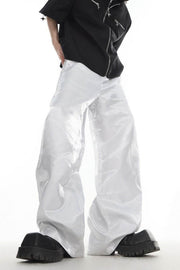 Metal Reflective Loose Trousers - My Store