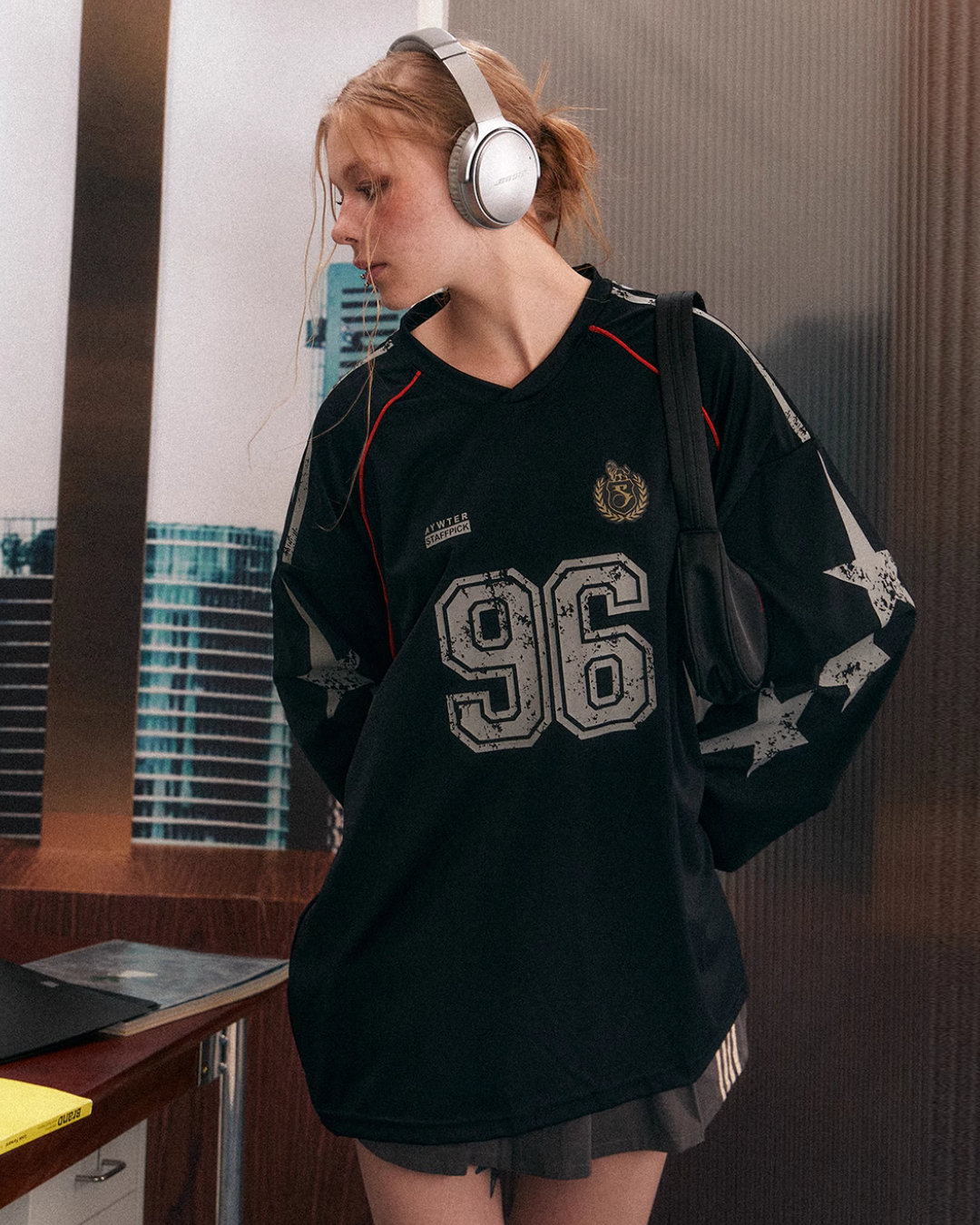 長袖サッカーTシャツ