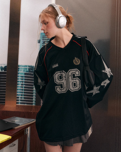 長袖サッカーTシャツ