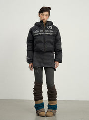 Black & White Cotton Padded Jacket (2color)