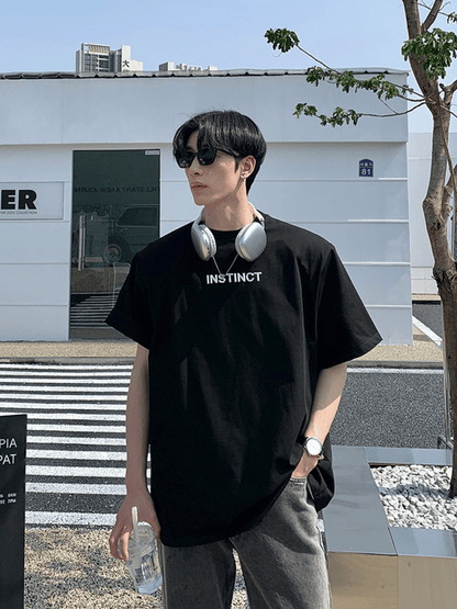 リラックスフィット ハーフスリーブTシャツ