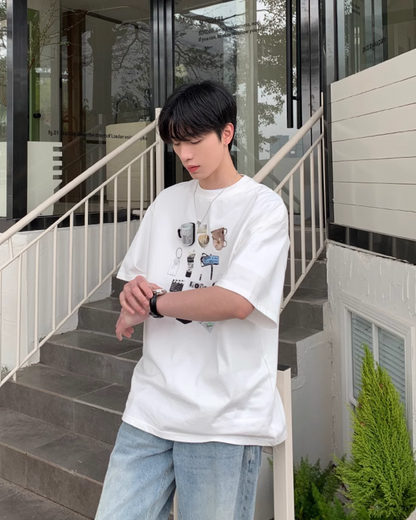 グラフィックプリントTシャツ