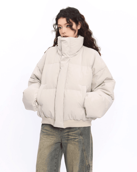 Stand Collar Down Jacket - My Store